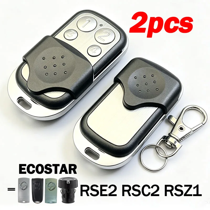 2Stück ECOSTAR RSE2-433 RSC2-433 RSZ1-433 Liftronic 500 700 800 Torfernbedienung 433MHz Garagentor-Fernbedienung
