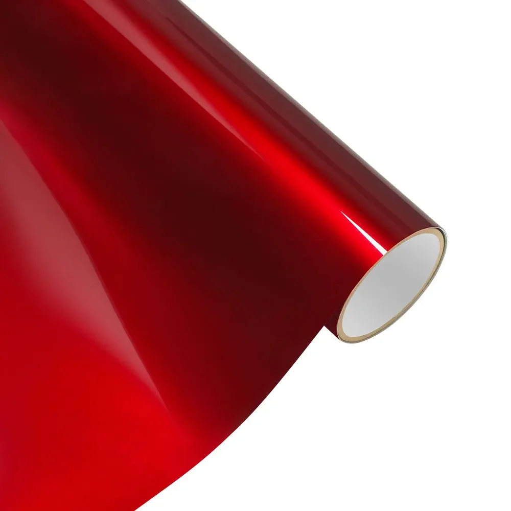 Car Sticker Super Bright Metal Soul Red Wrap Vinyl Film Color Change Film PET Bubble Free Decals PVC Sticker Car Accessories view 4