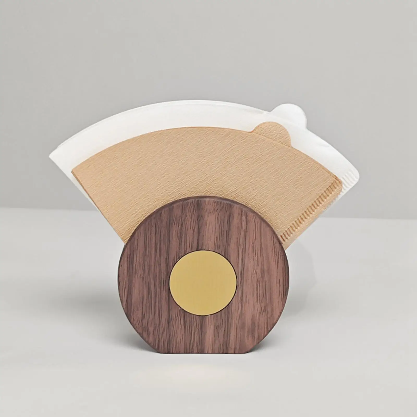 Koffiefilterhouder Filter Papier Opbergrek Bar Organizer Koffiefilter Dispenser Home Stand Keuken Houten Dispenser Rek