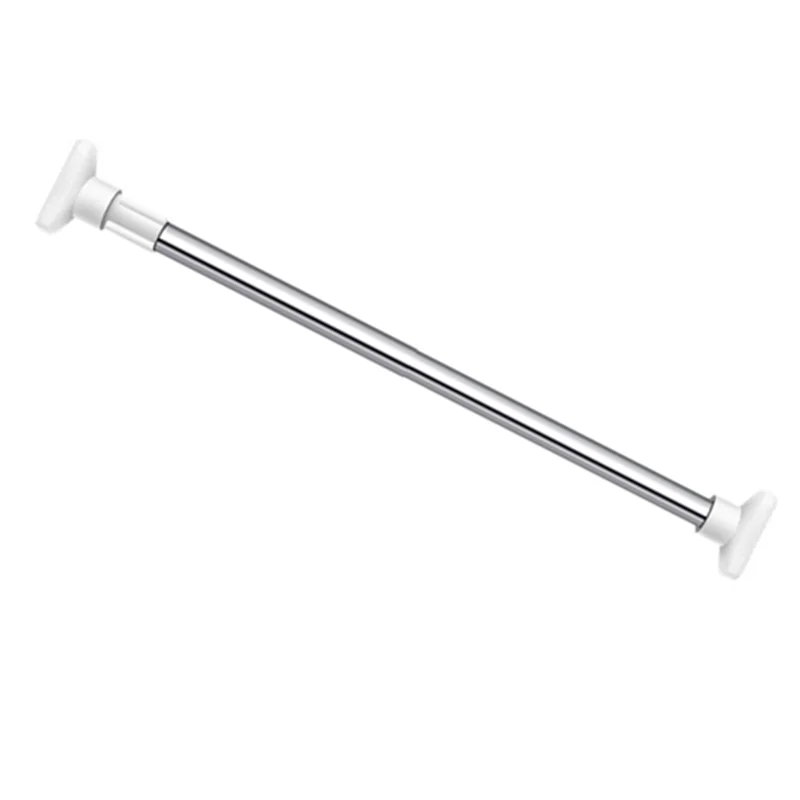 AT44-4X Stainless Steel Telescopic Adjustable Rod Clothes Dryer Stainless Steel Tension Rod Rail For 27.56-39.37In Space