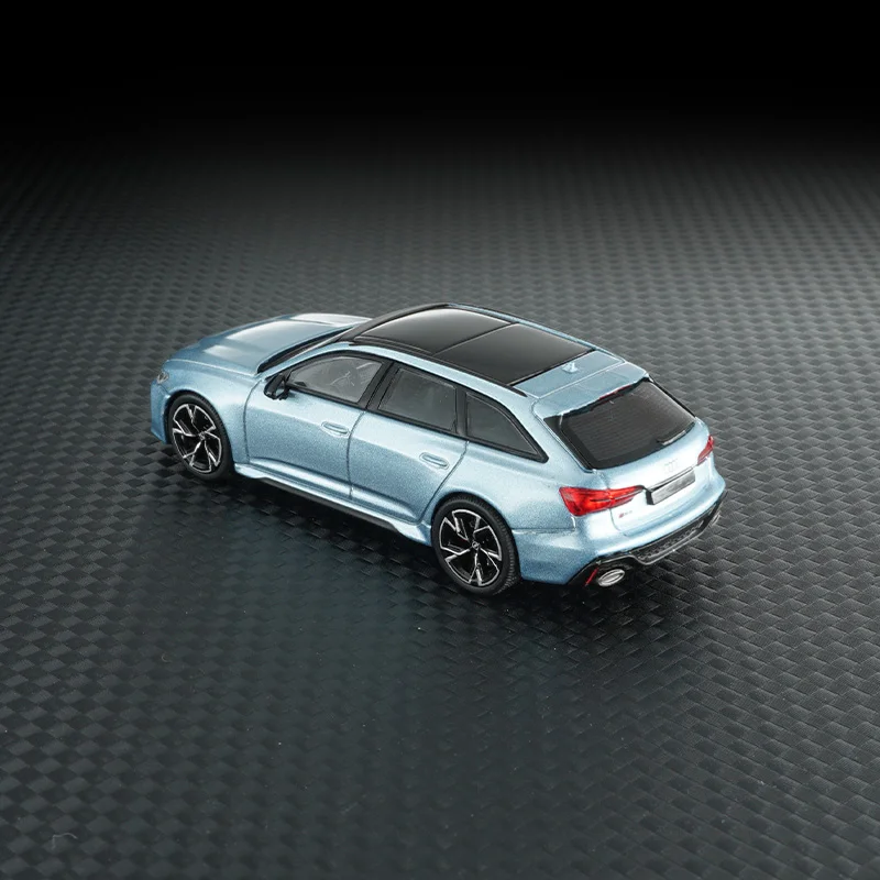 Massdi 1/64 audi rs6 avant station wagon metal diecast carros coleção modelos diecast brinquedos para meninos coletar ornamentos