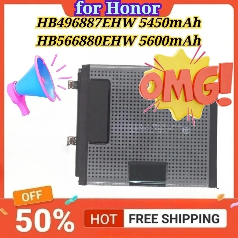 HB496887EHW 5450mAh for Honor Magic 6/HB566880EHW 5600mAh for Honor Magic 6 Pro Mobile Phone Batteries