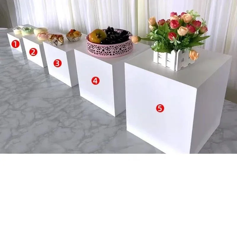 Acrylic Food Display Riser Dessert Buffet Cake Snack Stand Cold Meal Tea Break for Wedding Christmas Table Centerpiece