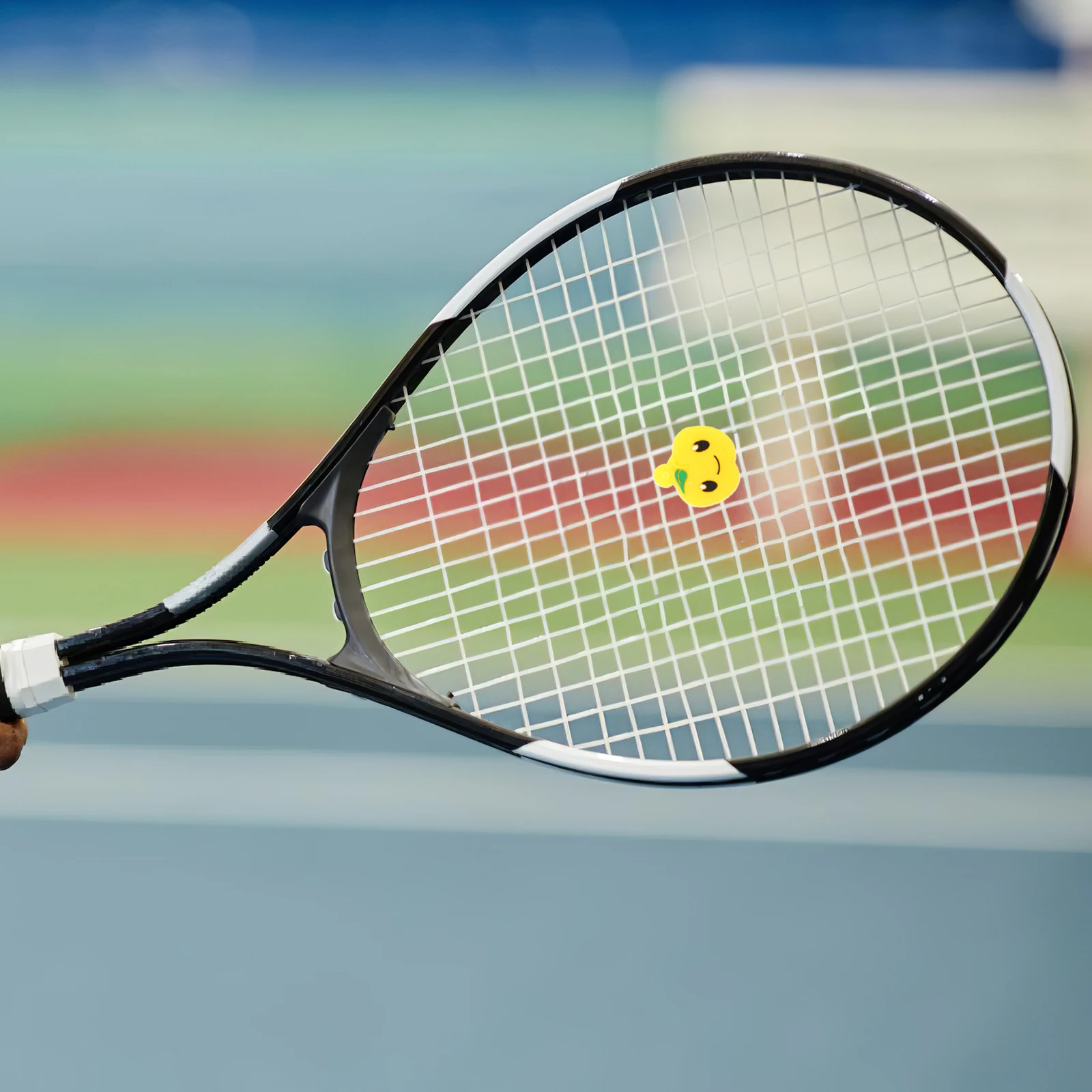 

2pcs Apple Shape Tennis Dampener Racket Vibration Damper Silicone Shock Absorber Reduce Arm Fatigue Durable Soft Material Easy