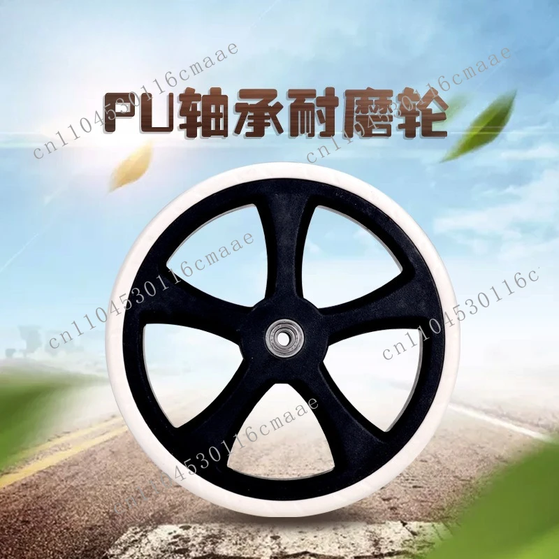 Triangle wheel climbing stairs Crystal  PU  Wear-resistant rubber  shopping cart Small pull cart  universal