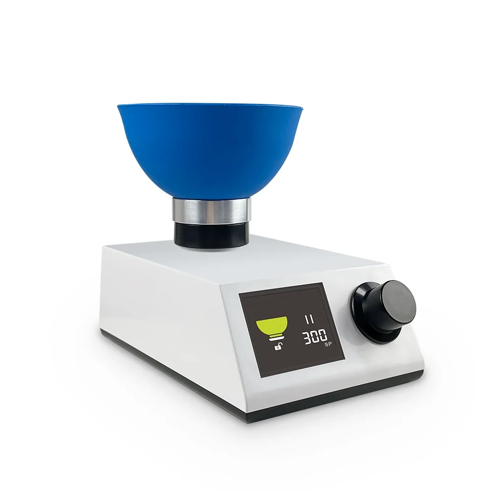 Dental Electric Automatic Mixer 5-300 RPM Digital Display Alginate Plaster Gypsum Impression Material Mixing Machine with 2 Bowl