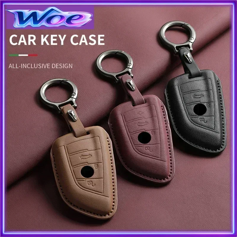 For BMW Car Remote Key Case Cover Compatible with F20 G20 G30 X1 X3 X4 X5 G05 X6 X7 G11 F15 F16 G01 G02 F48 F30 1 2 3 4 5 Series