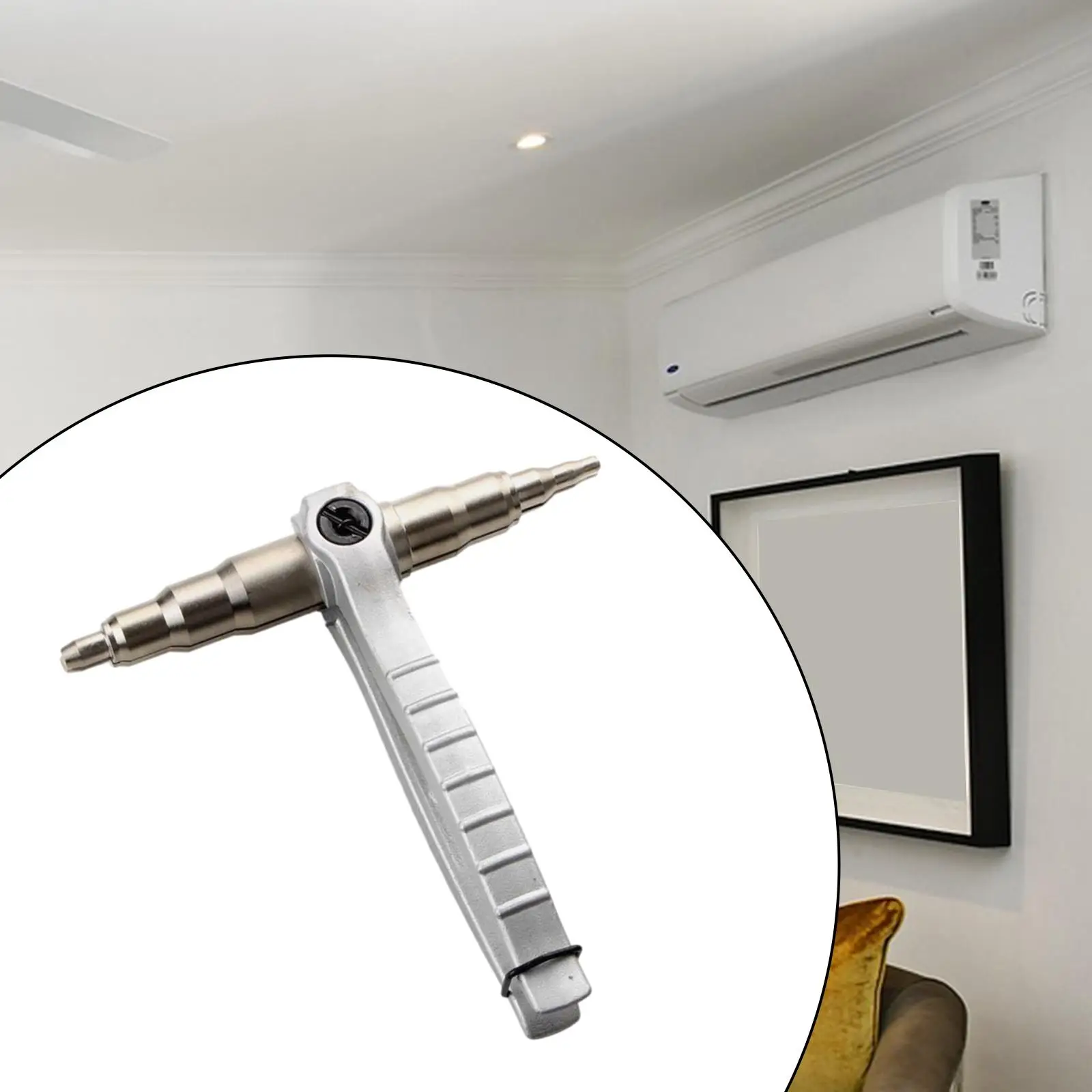 Copper Pipe Tube Expander Swaging Hand Tool Ergonomic Grip Universal Hand Refrigeration Tools for Refrigerator Line Repair