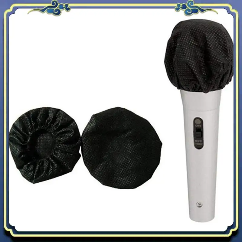 

Портативный 500 шт. одноразовый чехол для микрофона, защитный колпачок для ручного микрофона, чехол для музыкального микрофона для караоке-бара KTV и т. д.