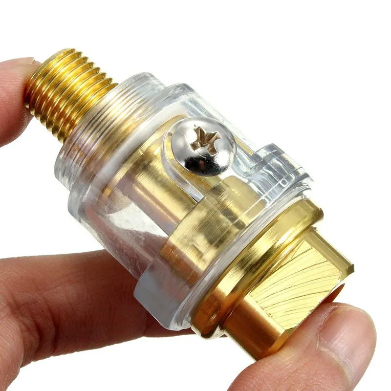 for Pneumatic Tool & Air Compressor Pipe Repair 1/4"NPT Mini In-Line Oiler Lubricator