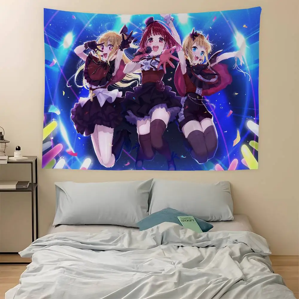 Drama Anime OSHI NO KO Hanging Bohemian Tapestry Cheap Hippie Wall Hanging Bohemian Wall Tapestries Mandala Wall Hanging