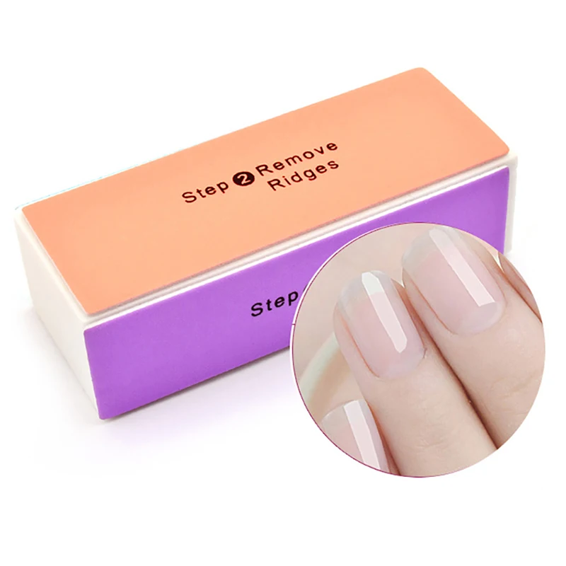 Manicure unhas bloco de polimento 4-etapas polimento moagem polimento lixa blocos colorido arte do prego buffers pedicure ferramentas de cuidados