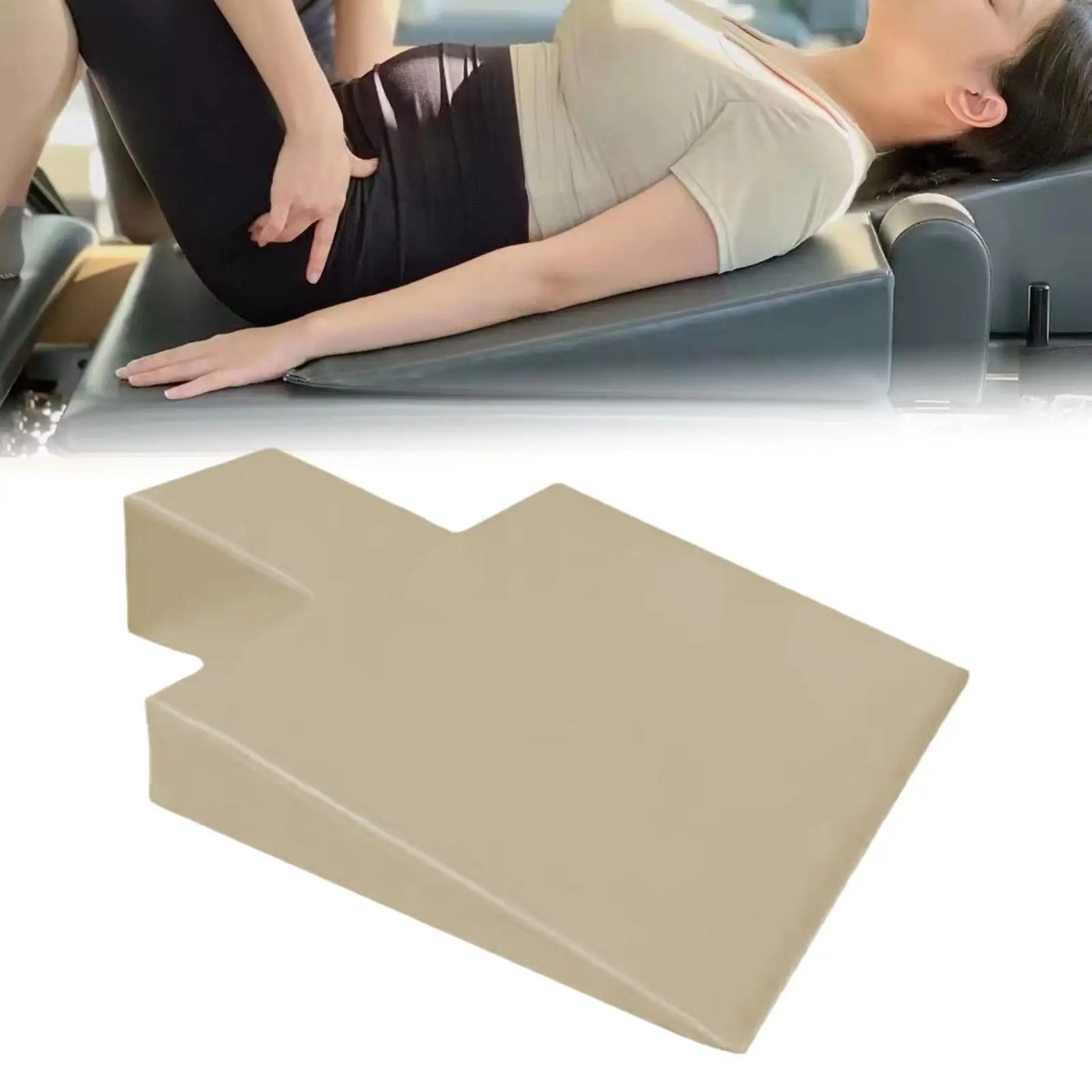 

Pilates Wedge Block Raises Brick for Muscle Building Stretching Bodybuilding