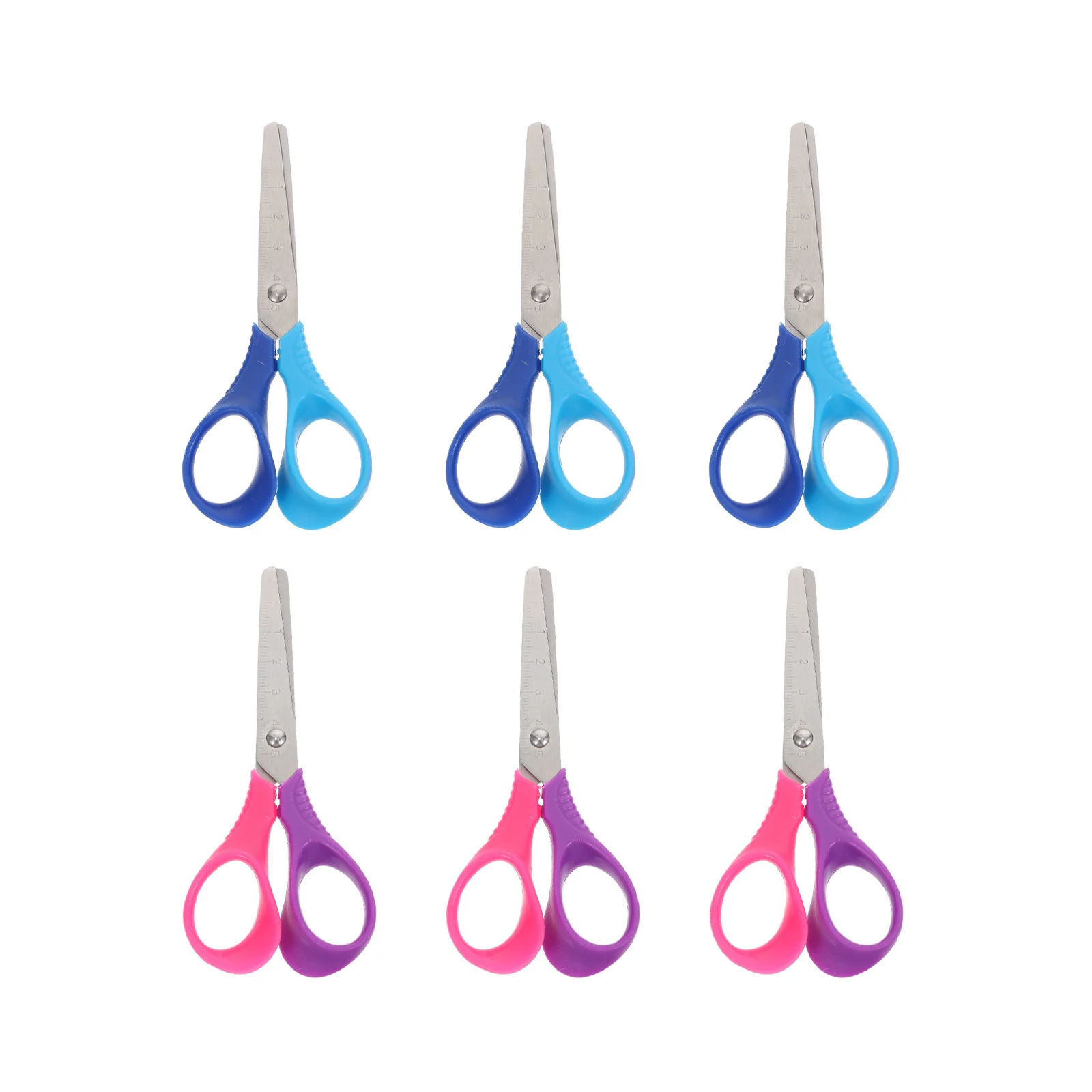 6 قطعة 30 سنتيمتر مقياس مقص طالب مقص للحرف اليدوية Diy بها بنفسك سكرابوكينغ بطاقة صنع أداة الحرف اليدوية قطع متعددة الوظائف