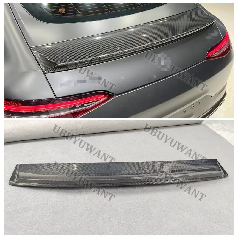 For Mercedes Benz GT43 GT50 GT53（Only For 4 Doors）High Quality Real Carbon Fiber Rear Wing Trunk Lip Spoiler 2019 2020-2025