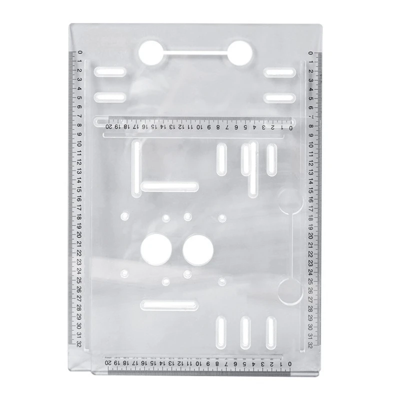 For Hand Saw Baseplate Backer Woodworking Special Accessories, Ruler Acrylic