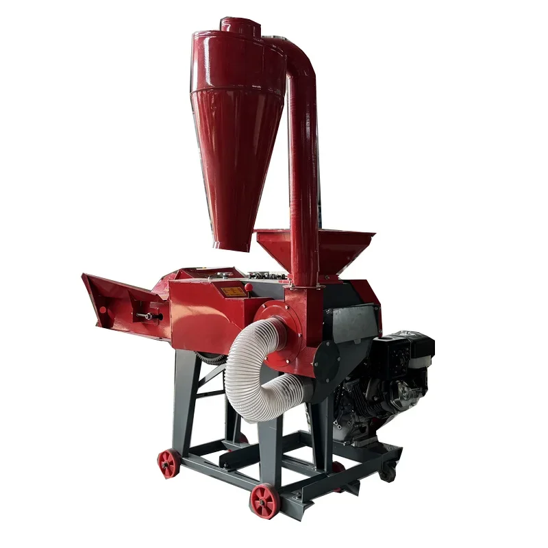 Forage Chopper with Automatic Feeder Crusher Silage Grass Cutter/hay Chaff Cutting Kneader Machine for Hot Sale
