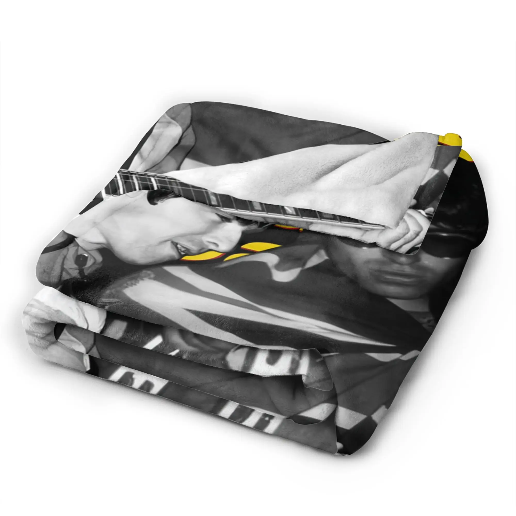 Super Soft Blanket Boy Girl Travel O-Oasis Rock Band Throw Blanket  Flannel Bedspread For Bedroom Comfortable Sofa Bed Cover