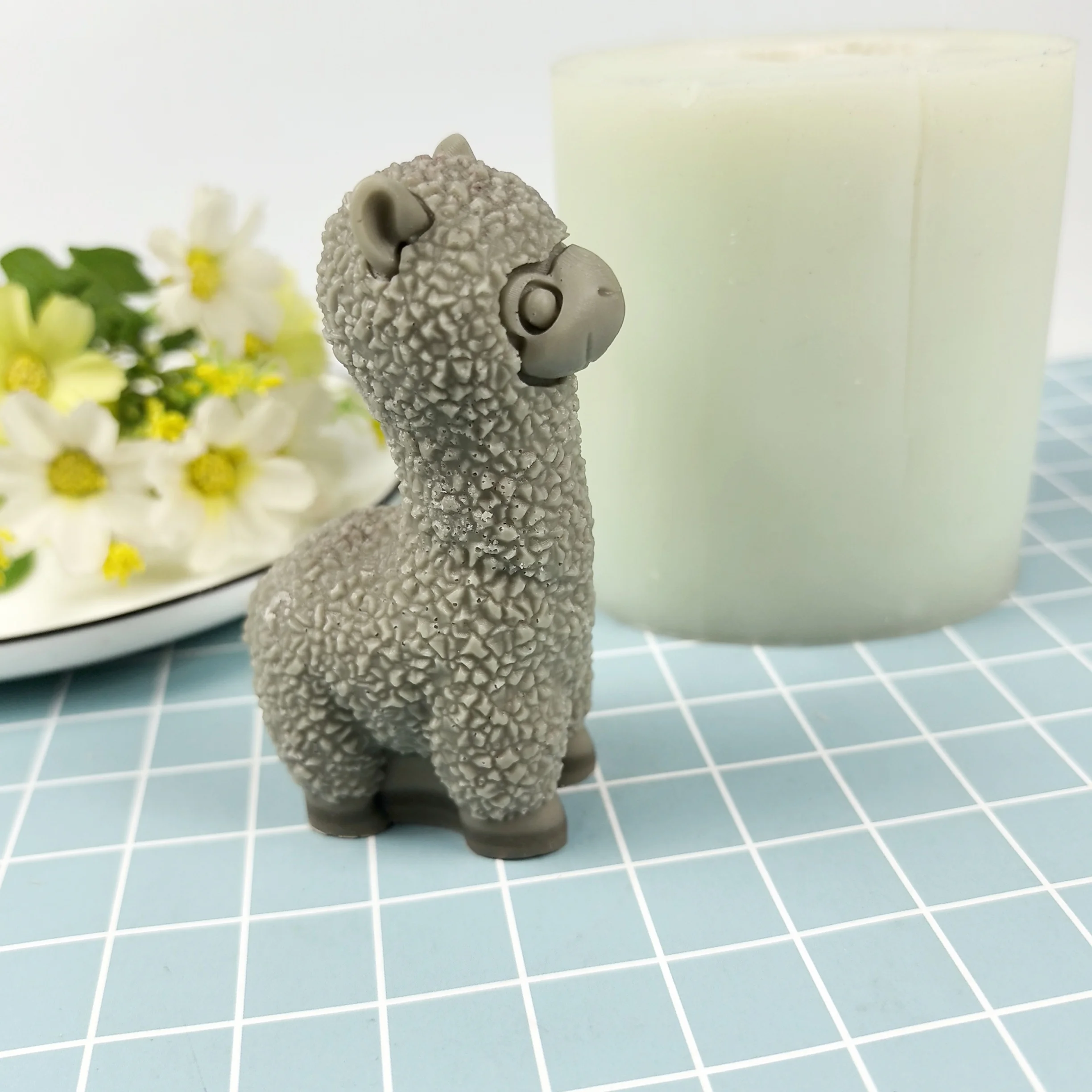 

Animals Mold Cute Alpaca Soap Molds Silicone 3D Wedding Birthday Clay Resin Mould