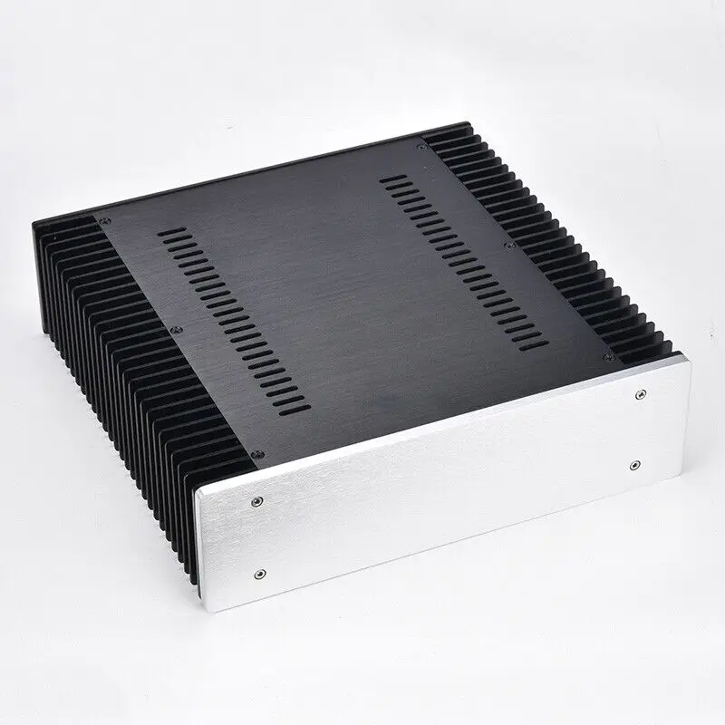 

Aluminum Chassis DIY HiFi Class A Amplifier Box with Heatsink W320 H90 D311mm