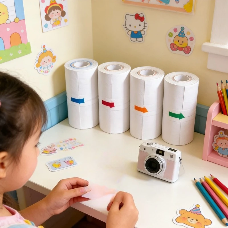 

Термобумага для цветной и черно-белой печати, подходит для большинства детских камер, камер мгновенной печати, бумага для печати с камер.