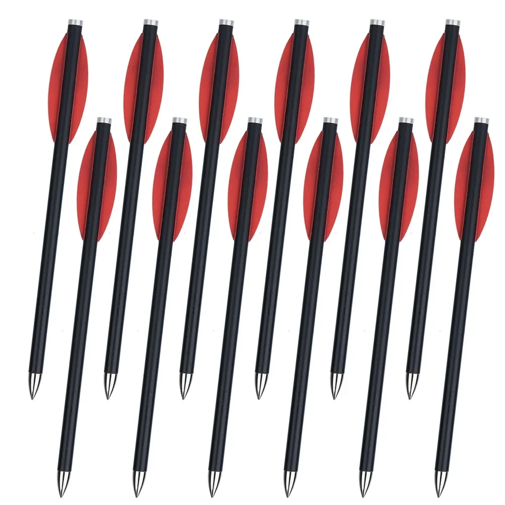 Toparchery 6/12/24pcs Carbon Arrow Bolts 6.3inch Arrow for Hunting Archery Shooting