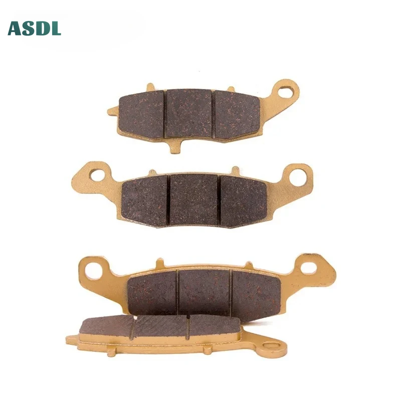 Motorcycle Front and Rear Brake Pads For Suzuki SV 400 650 DL 650 1000 GSF 650 750 DL1000 K2-K9/L0 V- Strom 02-10 GSR750 GSF650