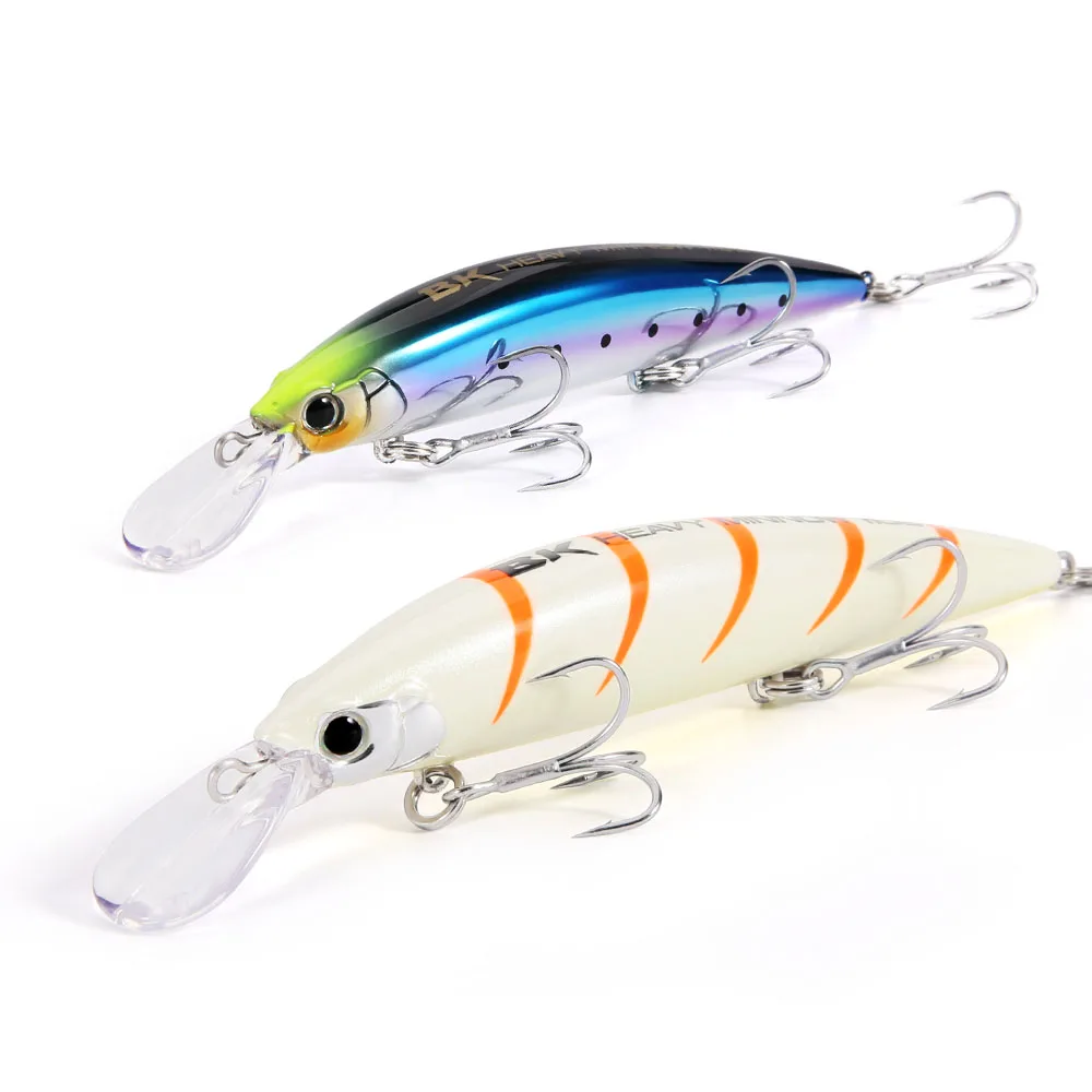 【Wholesale】FSTK 2024 New Fishing lures Heavy Sinking Minnow 37g 28g 16g Saltwater Long Casting Distance Sea Artificial Bait