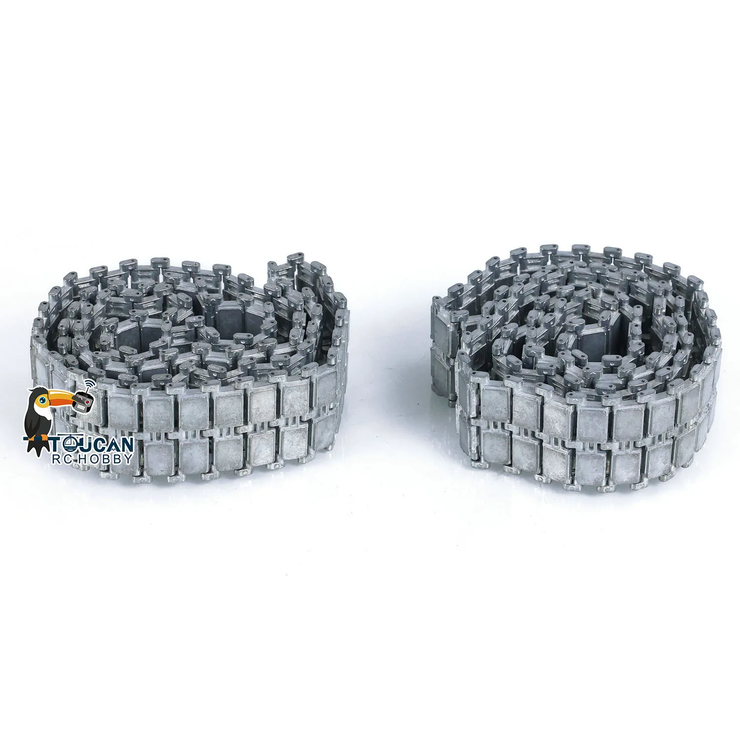 Heng طويل زوج واحد 1/16 مقياس المسارات المعدنية Pedrail ل تشالنجر II دبابة مع جهاز للتحكم عن بُعد 3908 TH00507