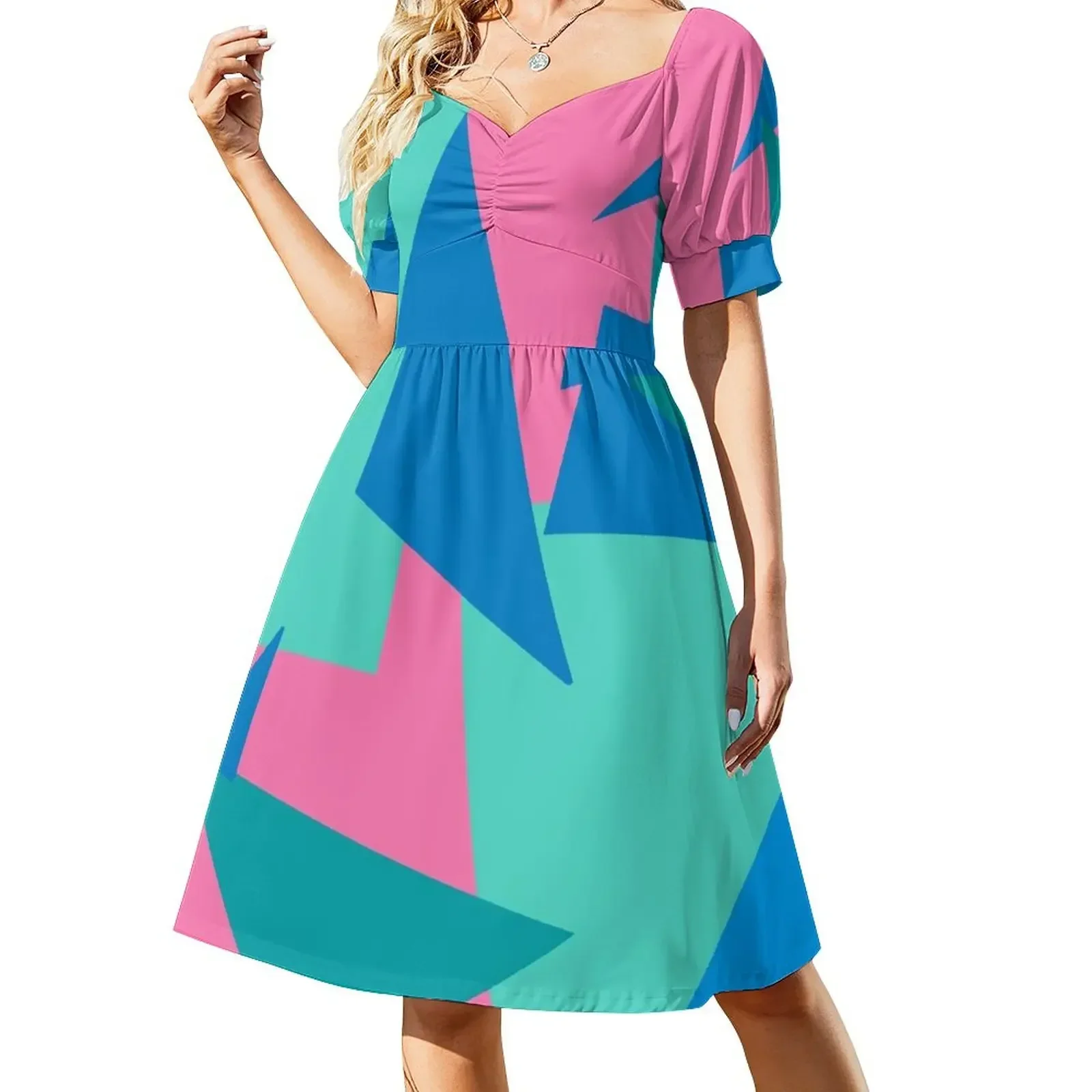 

Miami Vice Short-Sleeved Dress ladies dresses for women 2025 Women's dresses long dress women summer Long dress woman