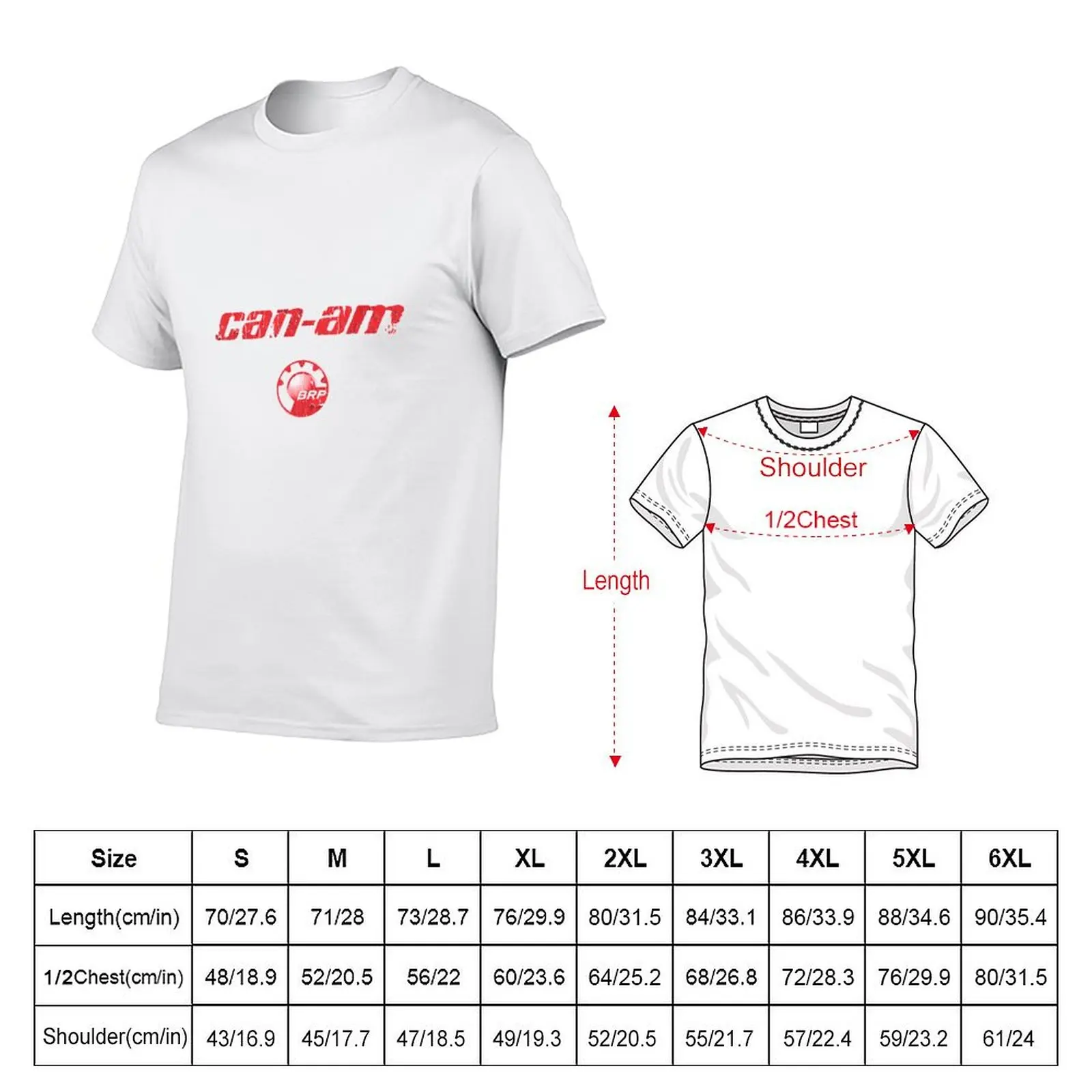 CANAM Vintage Original ATV UTV off road T-Shirt man tshirt cotton t shirts high quality T-Shirt