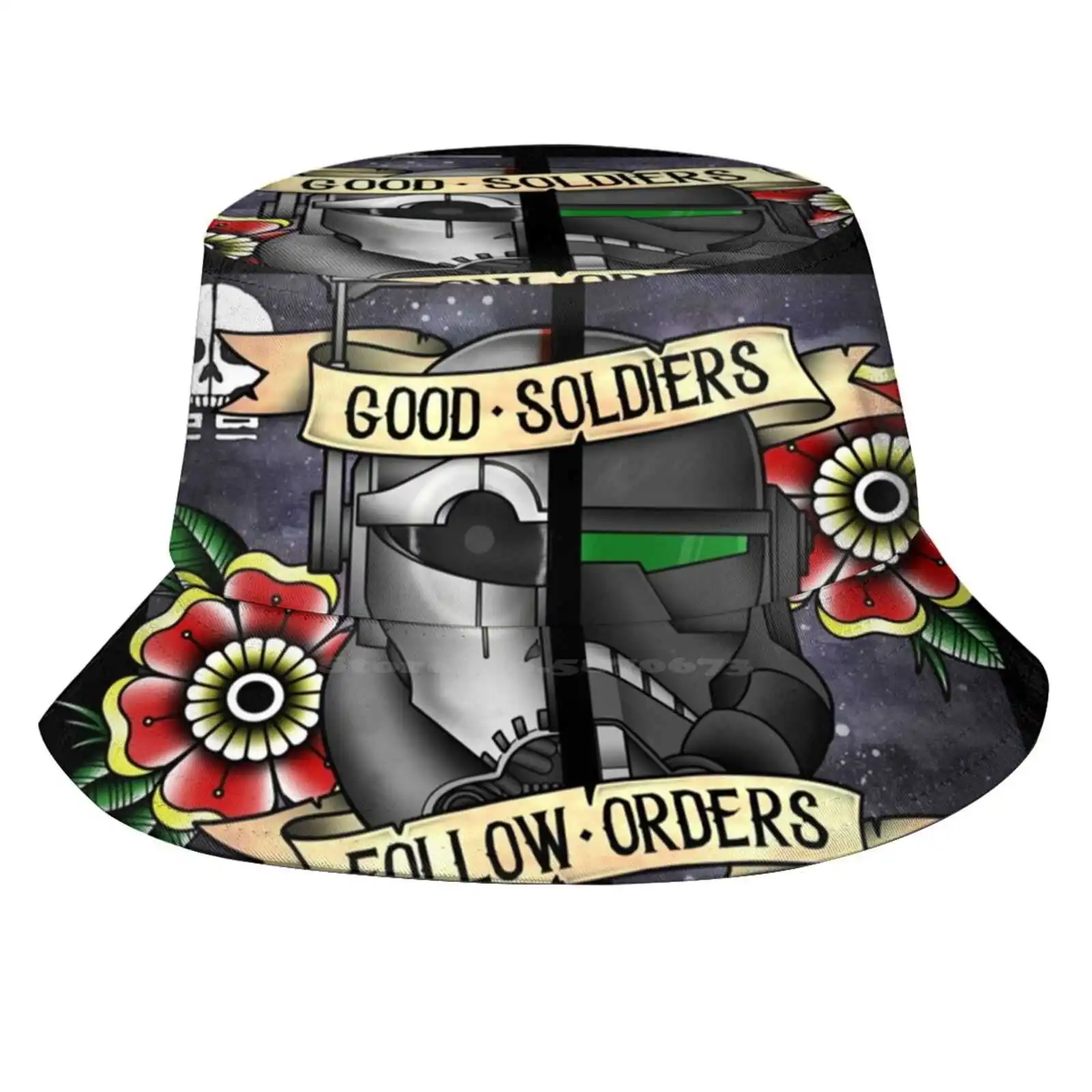 Bad Batch Crosshair Sun Cap Fisherman Hat Bucket Hats The Bad Batch Crosshair Clone Wars