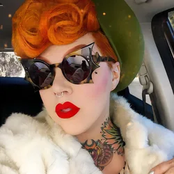 Fashion Vintage Special-Shaped Sports Sunglasses Men Women Fishing Driving for Man Halloween Sun Glasses Party Festival Eyewear