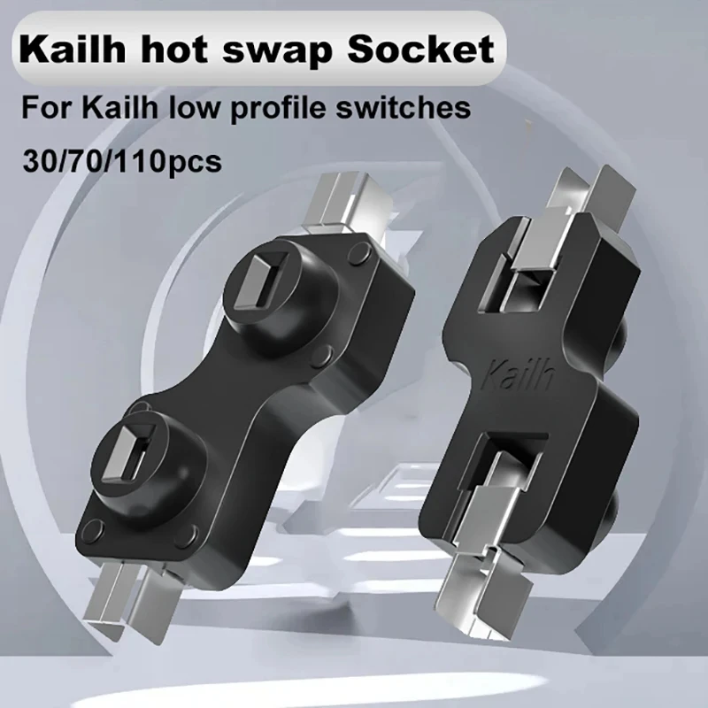 10/30/70/110pcs Kailh Hot Swapping PCB Socket Mechanical Keyboard Hot Swap Dock for Outemu Cherry MX Switches DIY Keyboard Axis