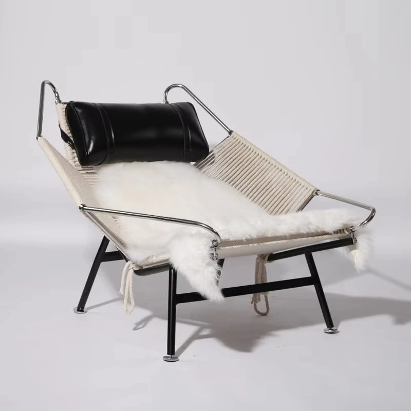 

Modern furniture, living room chair, flagpole lounge chair, minimalist home use