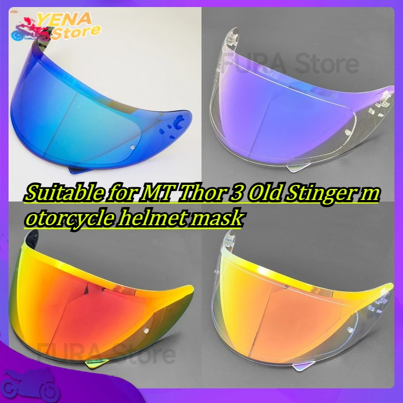 

This is suitable for replacing the original helmet mask of the MT Thor 3 old Stinger motorcycle with an additional lens