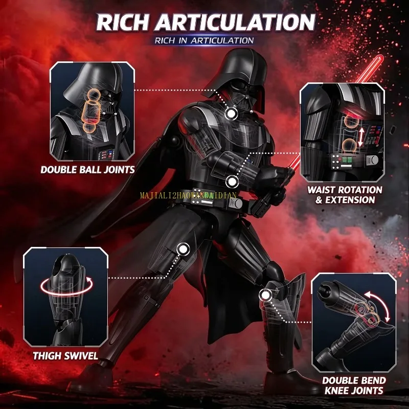 BLOKEES Star Wars Galaxy Version 02 Darth Vader Assembly Model Luke Skywalker Princess Leia SandTrooper Ornament Toy Gift