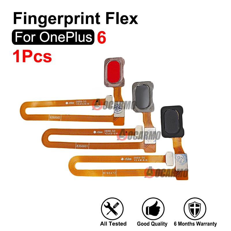 Fingerprint Home Button Touch ID Flex Cable For OnePlus 6 1+6 A6000 Repair Replacement Parts
