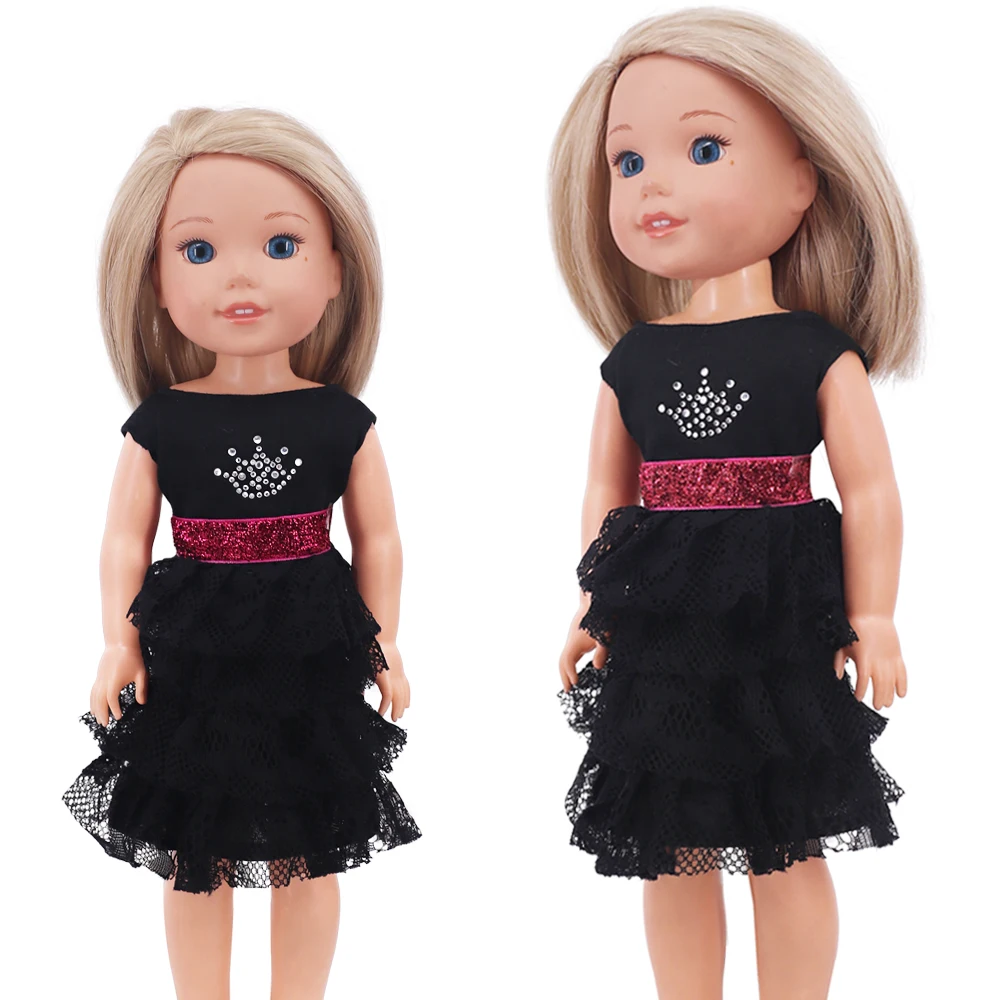 Body con estampado Kawaii para muñeca Wellie Wisher de 14,5 pulgadas y Paola Reina Pop de 32-34Cm, ropa, vestido, accesorios, regalo de cumpleaños