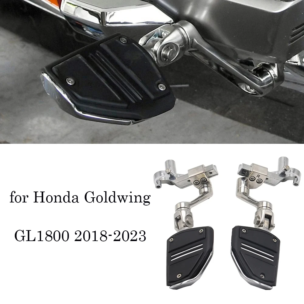 

Motorcycle New 3-Way Adjustable Highway Peg Mounts for Honda Goldwing GL 1800 2018-2023 Tour DCT Airbag F6B GL1800 Accessories