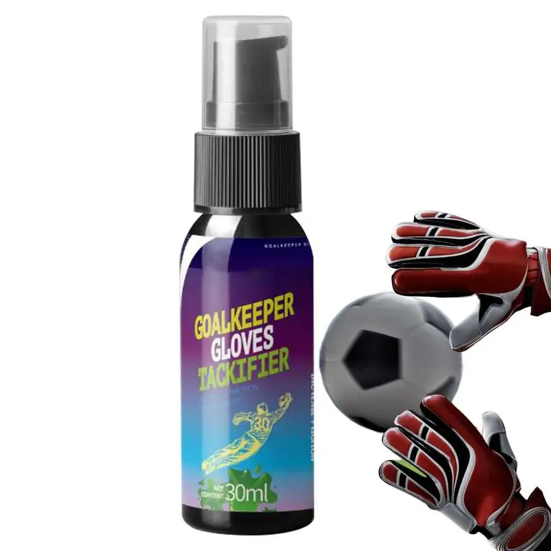 

Grip Boost Spray Anti-slip 30ml Goalkeeper Gloves Tackifier Football Goalkeeper Grip Glove Glue For Enhanced Sticky