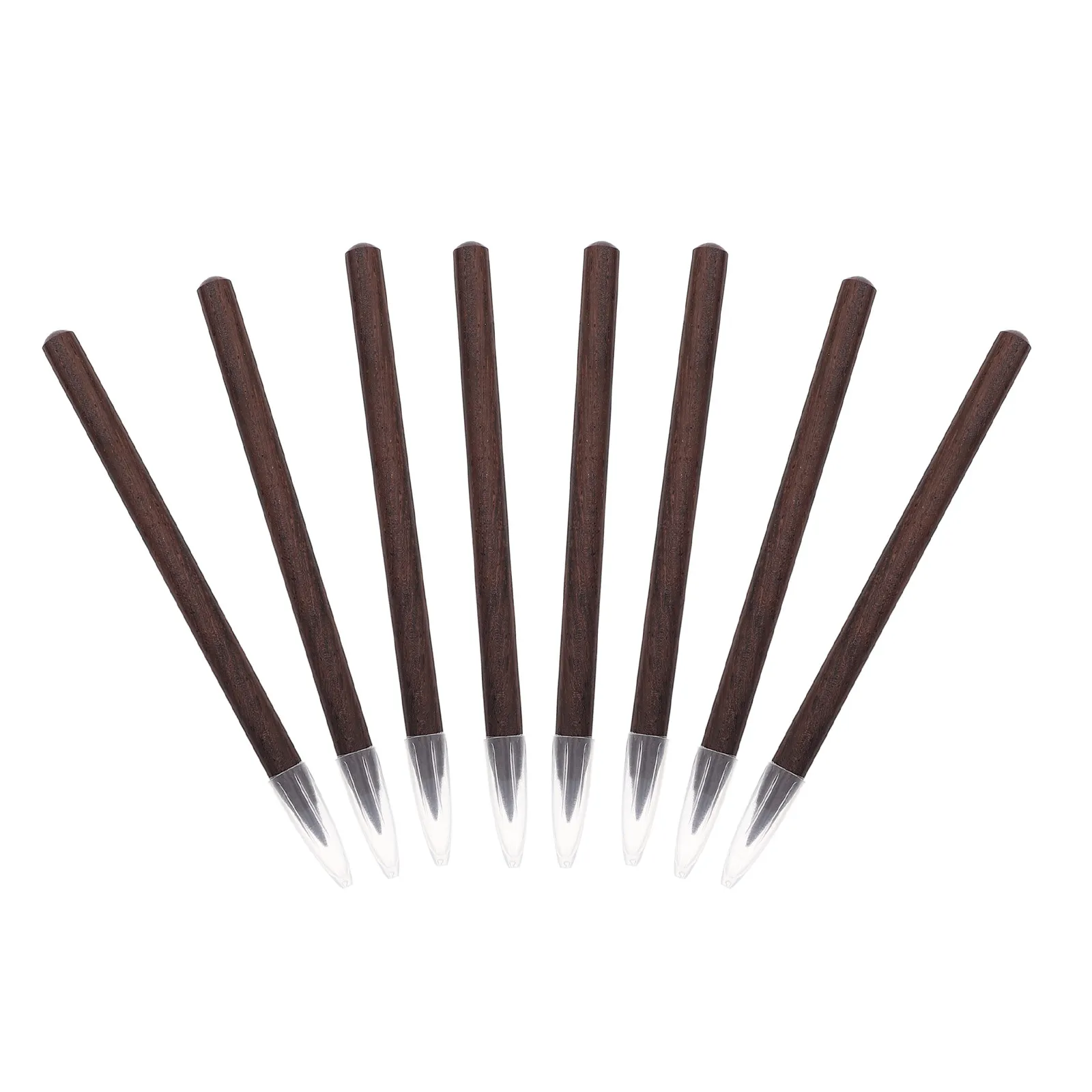 8Pcs Infinity Eternal Pencils Dark Brown Everlasting Inkless Pens Reusable No Sharpen Writing for School Office Journaling