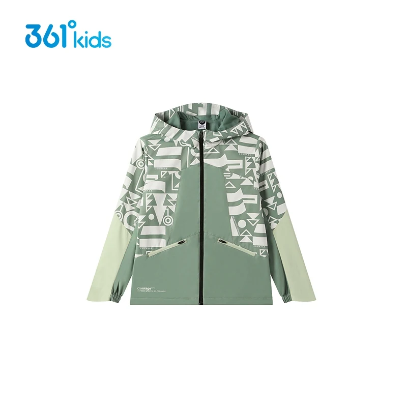

361 Degrees Kids Boys Jacket Three Defence Technology Spring Outdoor Sports Middle and Large Boy Top