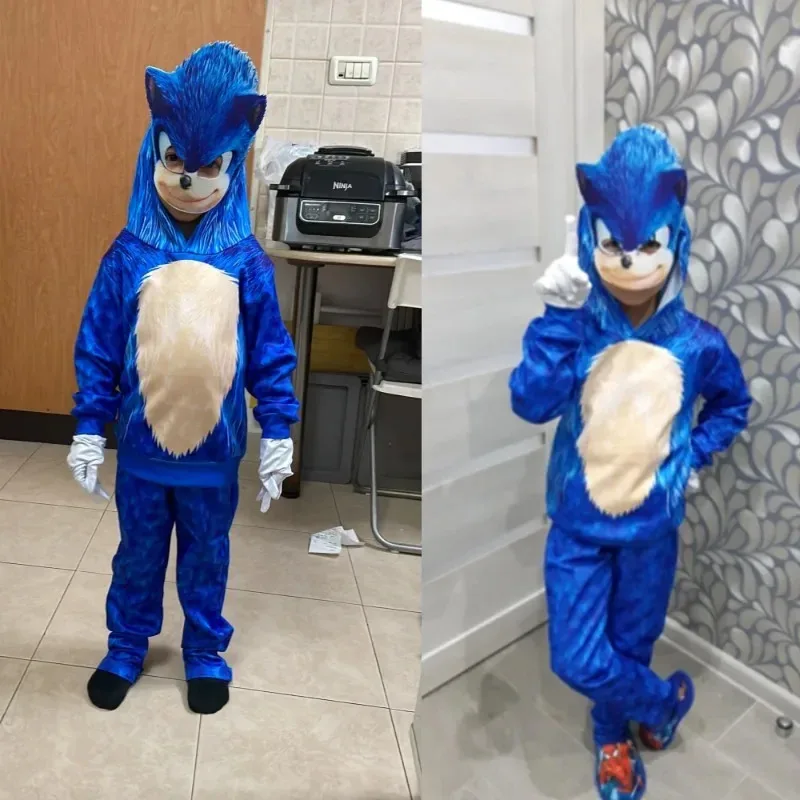 A Litter Of Bears Kids Movie Anime Flash Hero Cosplay Costumes Hoodies Mask for Children's Birthday Suits Halloween Ca 2025 New