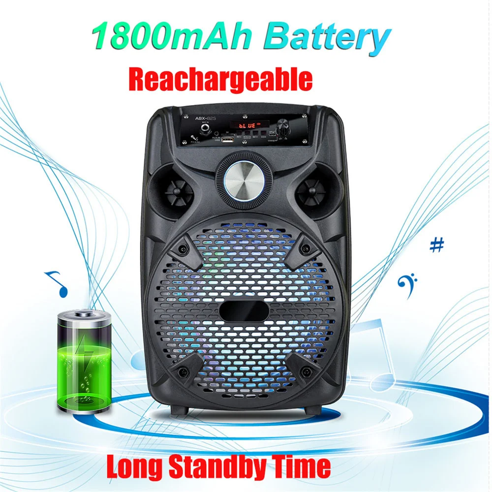 1100W Portable Bluetooth Party Speaker 8\