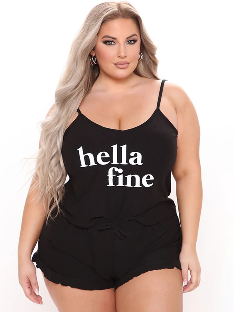 Conjunto de shorts de motociclista de verão feminino, calças e tops sexy, roupas plus size, atacado, Dropshipping, 2 peças, 2023