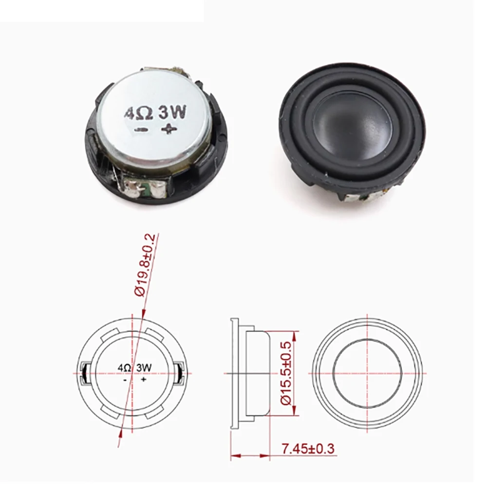 1 Inch Mini Sound Speaker 20/24/28mm 4Ω 3W
