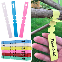 100PCS Waterproof Plant Markers Plastic Plant Hanging Tags Gardening Plant Marker Label Tools Garden Pots & Planters Supply
