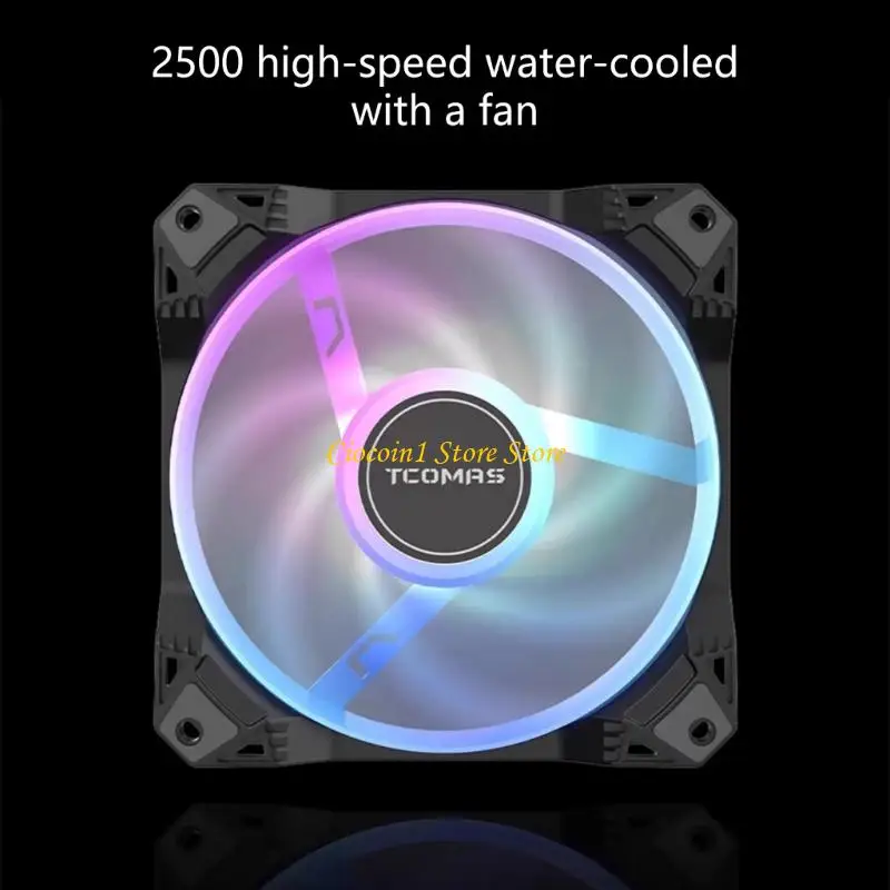 A3PC High Speed 120x30mm Fan 3.2mmH2O Pressure Optimized For Extreme Cooling Radiator Case