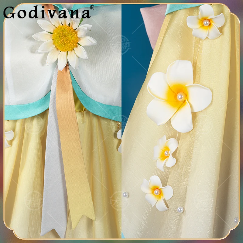 Role Play King Cos of Glory Dolia Cosplay Costume Wig Golden Tide Women Adult Skirt Set Sweet Anime Female Carnival Suits
